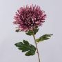 Crisantemo artificiale HIKJON, rosa scuro, 75 cm, Ø 18 cm