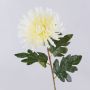 Crisantemo artificiale HIKJON, crema-bianco, 75 cm, Ø 18 cm