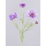 Ramo decorativo con fiori di margherita HIKJAN, lilla, 80 cm