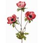 Ramo di anemone vellutato WINFAS, malva, 75cm, Ø9-11cm