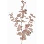 Ramo artificiale di eucalipto MALFHY, rosa chiaro metallizzato, 75cm