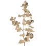 Ramo artificiale di eucalipto MALFHY, argento-oro metallizzato, 75 cm