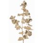 Ramo artificiale di eucalipto MALFHY, argento-oro metallizzato, 75cm