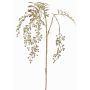 Ramo artificiale di pepe RALFHY con bacche, color argento metallizzato e oro, 80cm