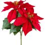 Ramo artificiale di stella di Natale FRIMBEL, rosso, 30 cm