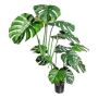 Filodendro Monstera Deliciosa YANGT artificiale, radici aeree, 120 cm