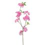 Ramo artificiale ciliegio ornamentale FYNLOK con fiori, rosa shocking, 75 cm