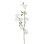 Ramo artificiale ciliegio ornamentale FYNLOK con fiori, bianco, 75 cm