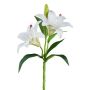 Ramo artificiale giglio tigrato GRELFIN, bianco, 40 cm