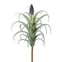 Succulenta artificiale Tillandsia stricta KROST, bastoncino, fiore, verde-lilla, 23 cm