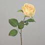 Rosa artificiale FINAKAS, giallo crema, 65 cm