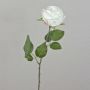 Rosa artificiale FINAKAS, bianco crema, 65 cm