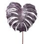 Foglia decorativa di filodendro Monstera Deliciosa TRAXOS, melanzana, 80 cm