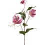 Ramo decorativo Gloriosa LISUPY, rosa scuro-oro, 80 cm
