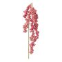 Ramo artificiale di sambuco FAVLER, bacche, rosa, 75 cm