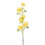 Ramo artificiale di cardo ZORLIM, giallo, 55 cm