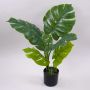 Pianta artificiale Philodendron monstera deliciosa CUNKYN in vaso decorativo, 60cm