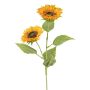 Ramo artificiale Girasole ZOMFREN, giallo, 65 cm