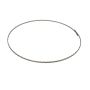 Anello metallico OASIS® in filo piatto ondulato, grigio, Ø15cm