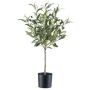 Albero decorativo ulivo ad alto fusto SELVO con frutti, tronco artificiale, 70 cm