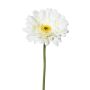 Fiore decorativo Gerbera VORNEK, bianco, 65 cm
