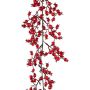 Ghirlanda decorativa TELAND con rose di patate, bacche, rossa, 120cm