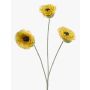 Ramo artificiale papavero WHONRA, giallo, 60 cm