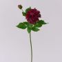 Fiore artificiale dalia WERNYT, rosso bordeaux, 45 cm