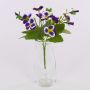 Fiore artificiale decorativo Pansy BAHNY su bastoncino, viola-lilla, 22 cm