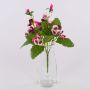 Fiore artificiale decorativo Pansé BAHNY su bastoncino, rosa-bianco, 22 cm
