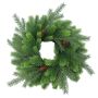 Ghirlanda di abete in plastica WYOMING con pigne, Ø 45 cm