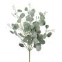 Pianta artificiale eucalipto KLORHE, bastoncino, fiori, verde-grigio, 40 cm