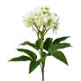 Fiore decorativo garofano TRULK, bianco, 60 cm