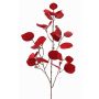 Ramo di eucalipto finto INDALA con frutti, rosso, 85cm