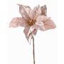 Poinsettia di velluto SHEBA, lilla chiaro, 55cm, Ø21cm