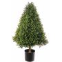 Piramide di bosso artificiale TOM, zona trasversale, tronco reale, 90cm