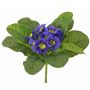 Primula artificiale SUNDARA su stelo, blu, 20cm, Ø4cm
