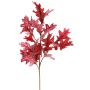 Ramo di quercia artificiale ERASMIA, rosso bordeaux, 75cm