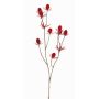 Cardo di plastica LOUKAS, rosso, 45cm, Ø1-1,5cm