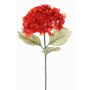 Ortensia artificiale URANIA, arancione-rosso, 75cm, Ø20cm