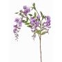 Ramo artificiale di wisteria SOULA con fiori, viola, 80cm, Ø7-8cm