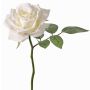 Rosa artificiale NIKOLETA, bianco, 30cm, Ø12cm