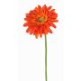 Gerbera artificiale HELLI, arancione, 65cm, Ø12cm