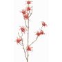 Ramo artificiale di amamelide XYLA, fiori, arancione-rosso, 70cm, Ø6cm