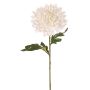 Crisantemo finto DELPHINA, crema, 65cm, Ø14cm