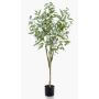 Albero di eucalipto artificiale ILONKA, tronco artificiale, verde, 150cm