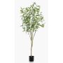 Albero di eucalipto artificiale ILONKA, tronco artificiale, verde, 195cm