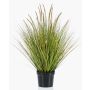 Erba di pennisetum artificiale YWAIN con pannocchie, beige-verde, 100cm