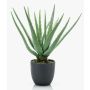 Aloe Vera artificiale EVELIO in vaso decorativo, 35cm