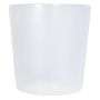 Contenitore KIPA per cesti portavasi, plastica, impermeabile, trasparente, 15 cm, Ø 15 cm